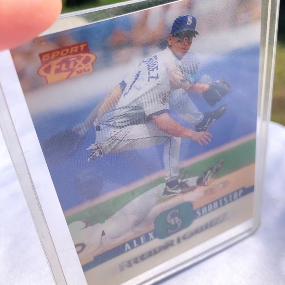 1996 Alex Rodriguez Sport Flix Action Card - Picture 10 of 14